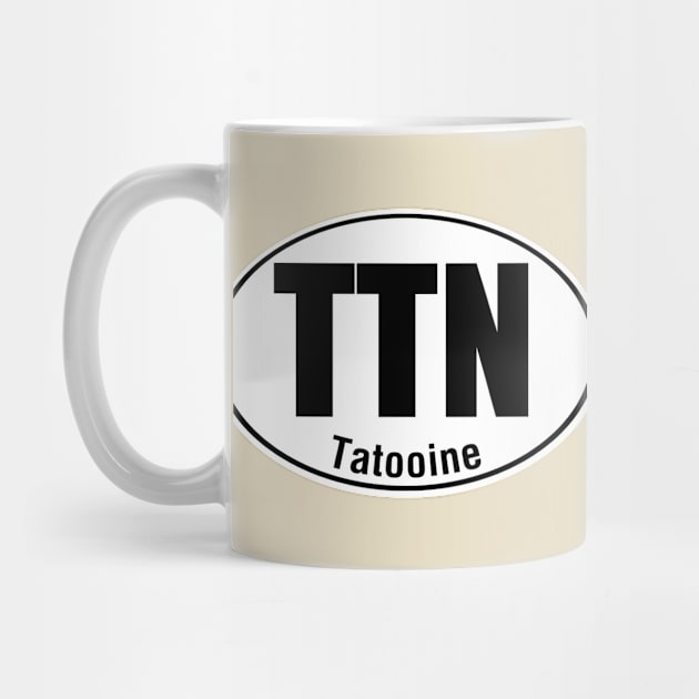 Tatooine Travel Sticker by PopCultureShirts